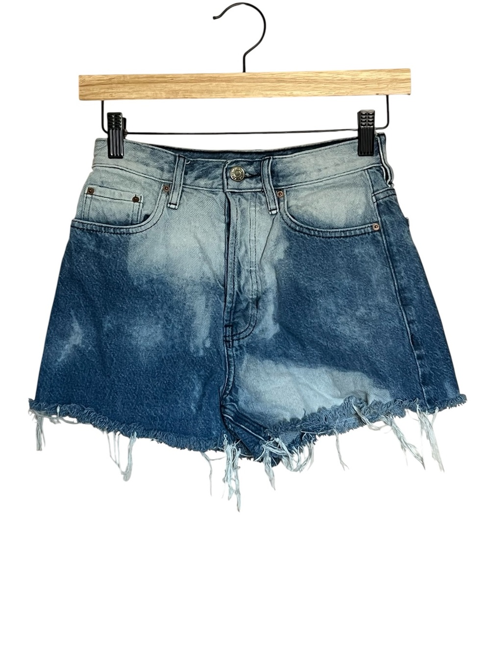 PacSun Light Blue Washed Denim Shorts size 24